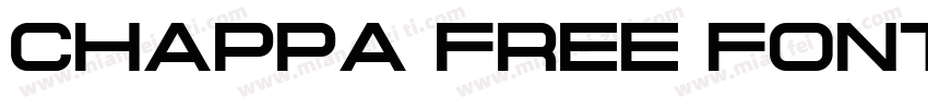 Chappa Free Font字体转换